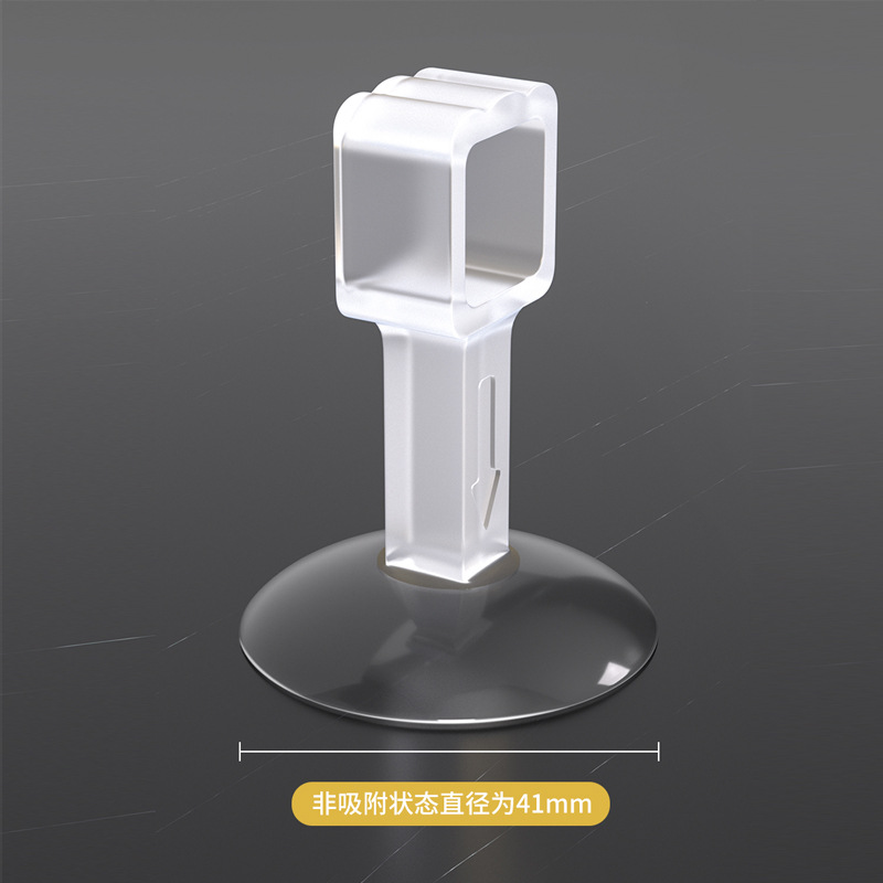Silicone door suction, non-perforated door handle, anti-collision pad behind the door, bathroom blocker, anti-collision wonder for toilet entrance door Item Picture
