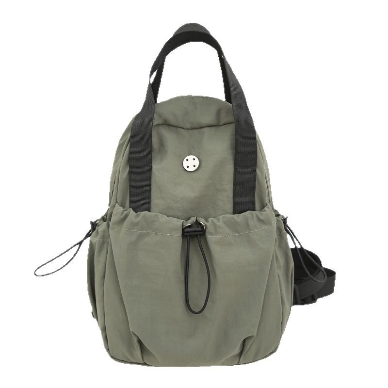 New trendy men's lightweight backpack, nylon fabric bag, women's high appearance level, work commuting single-shoulder crossbody bag wholesale Item Picture