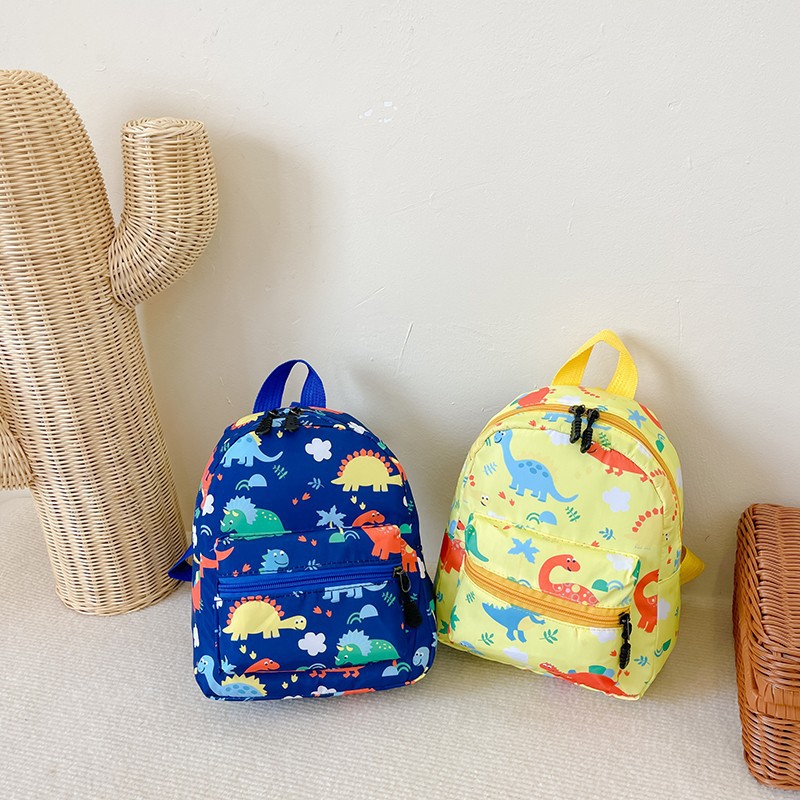 Wholesale 2022 summer new children's bags, Oxford cartoon dinosaur pattern backpacks, kindergarten baby schoolbags Application Scenario