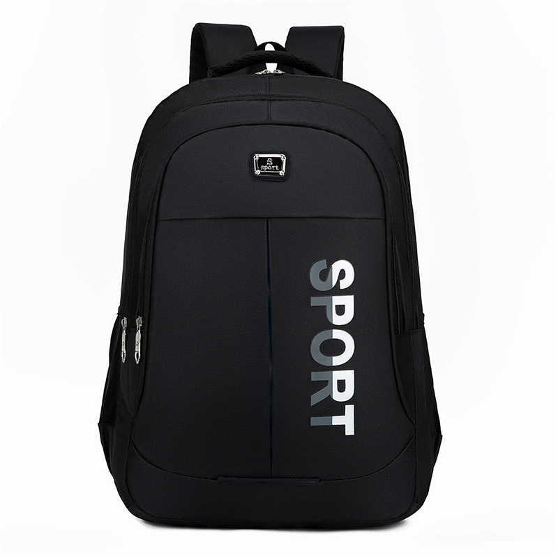 New large-capacity Oxford cloth backpack for men, high school and college student bags, casual and simple computer bags details Picture