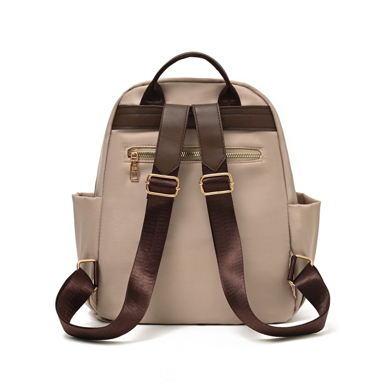 Fashionable and trendy nylon backpacks, cross-border versatile travel backpacks, casual bags for women, 2025 new style women's bags wholesale Specification drawing