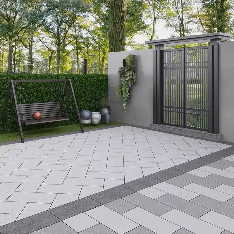 Imitation stone PC bricks, stone quartz bricks, ecological floor tiles 300*600, courtyard and courtyard floor tiles, self-built villa tiles PC bricks Specification drawing