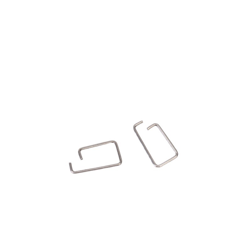 Wholesale of stainless steel square spring clips, elastic buckles, spring clips, special-shaped bolts, commercial bending machine hardware parts manufacturers Item Picture