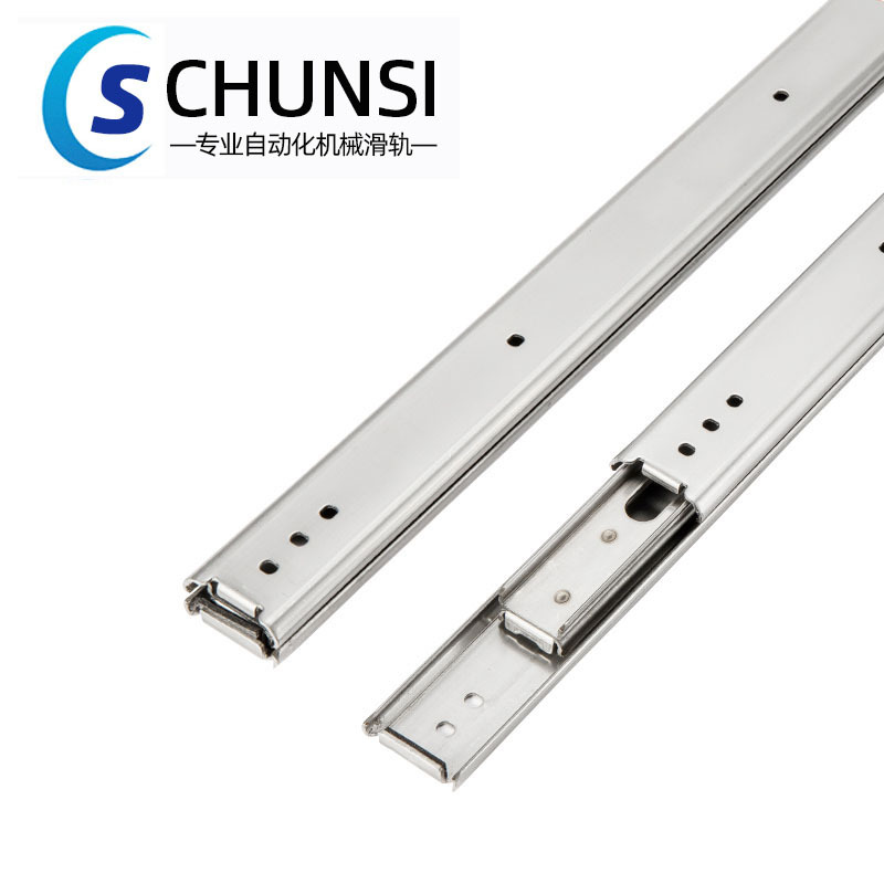 SSRXN36 three-section 304 stainless steel IDC06 linear slide rail KC-1252 double-layer 35 wide three-section SNS35D Specification drawing