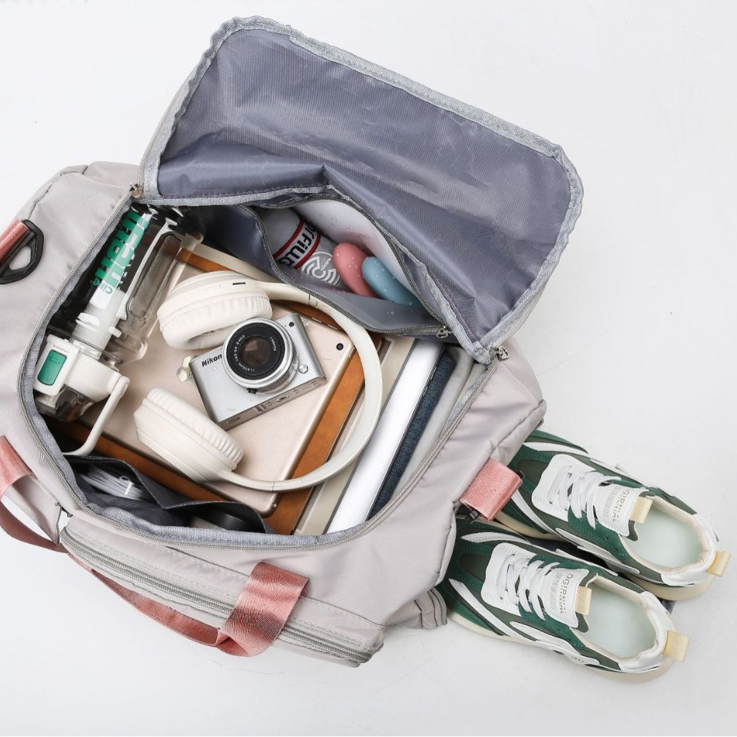 Outdoor travel bags, short-distance sets, trolley cases, large-capacity luggage bags, dry and wet separation, folding yoga, swimming and fitness bags Application Scenario