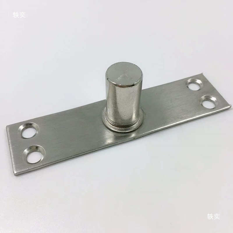 Floor spring accessories, glass door, simple door, upper shaft, European standard 15mm shaft width, T-shaped top shaft plate, fixed shaft upper bracket details Picture