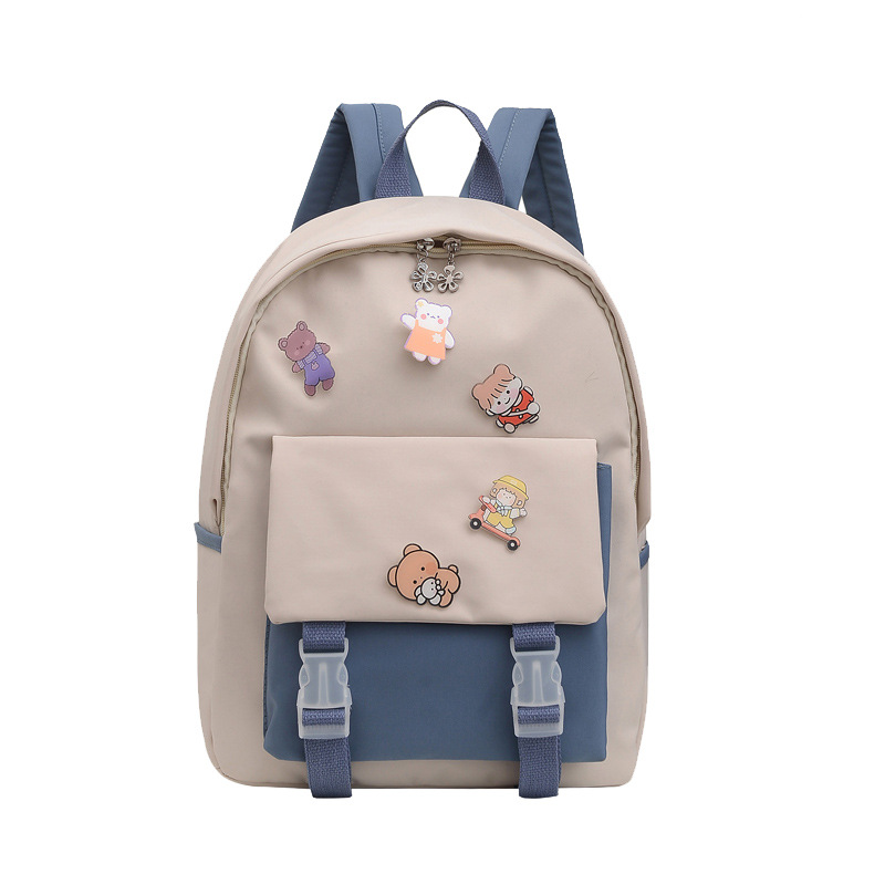 Wholesale of Korean-style trendy ulzzang backpacks for high school and college students, forest-style and Japanese-style backpacks for junior high school students Item Picture