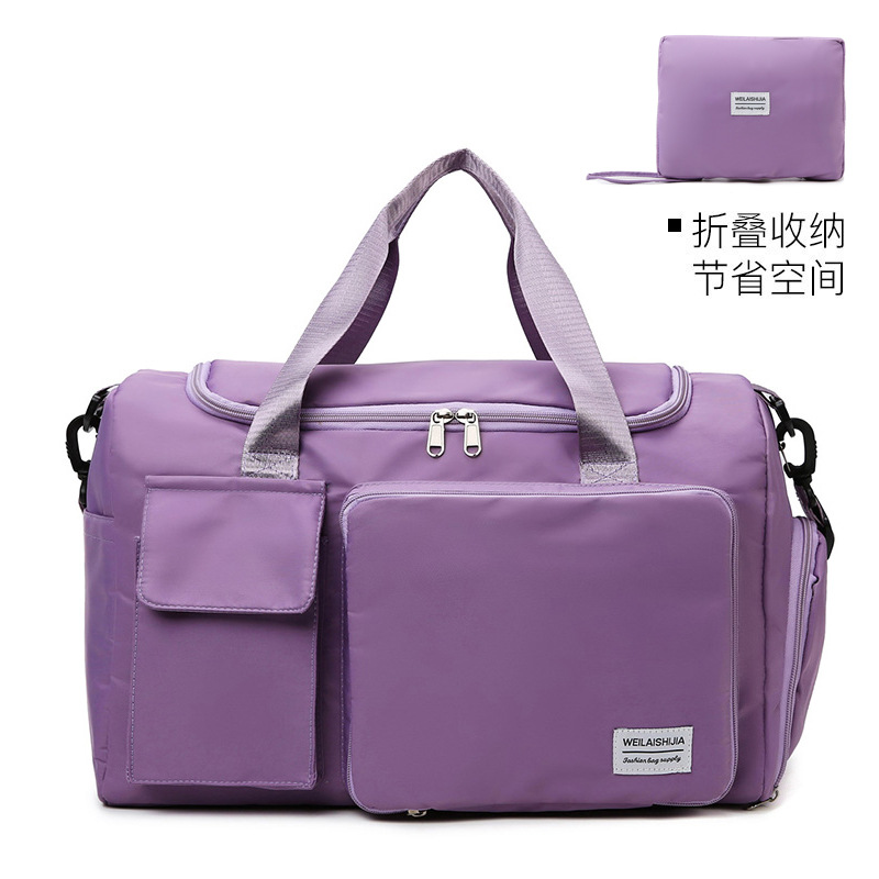 Outdoor travel bags, short-distance sets, trolley cases, large-capacity luggage bags, dry and wet separation, folding yoga, swimming and fitness bags Item Picture