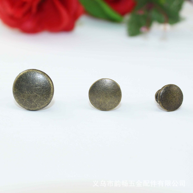 Three types of antique-style single-hole small handles, zinc alloy small handles, home decoration hardware accessories, furniture handles, mini single-hole details Picture