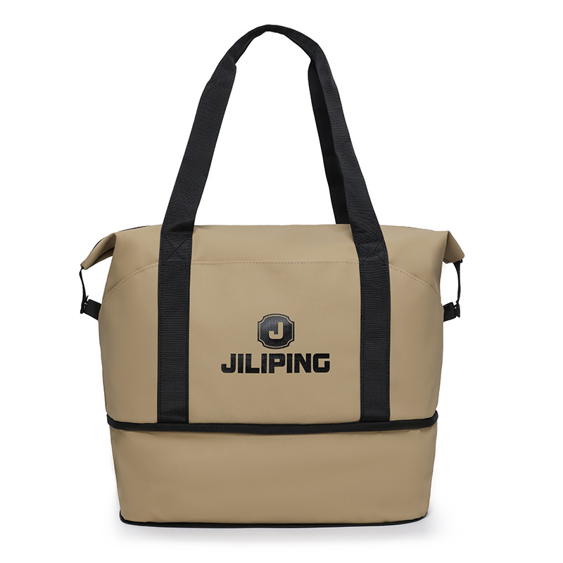 Travel bag for women, short-distance, large-capacity expandable fitness bag, dry and wet separation, hand-held crossbody bag, simple sports backpack for men Application Scenario