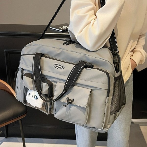 New casual multi-functional large-capacity outdoor sports bag, suitable for both men and women, short-distance travel bag, lightweight hand-carry and crossbody full figure