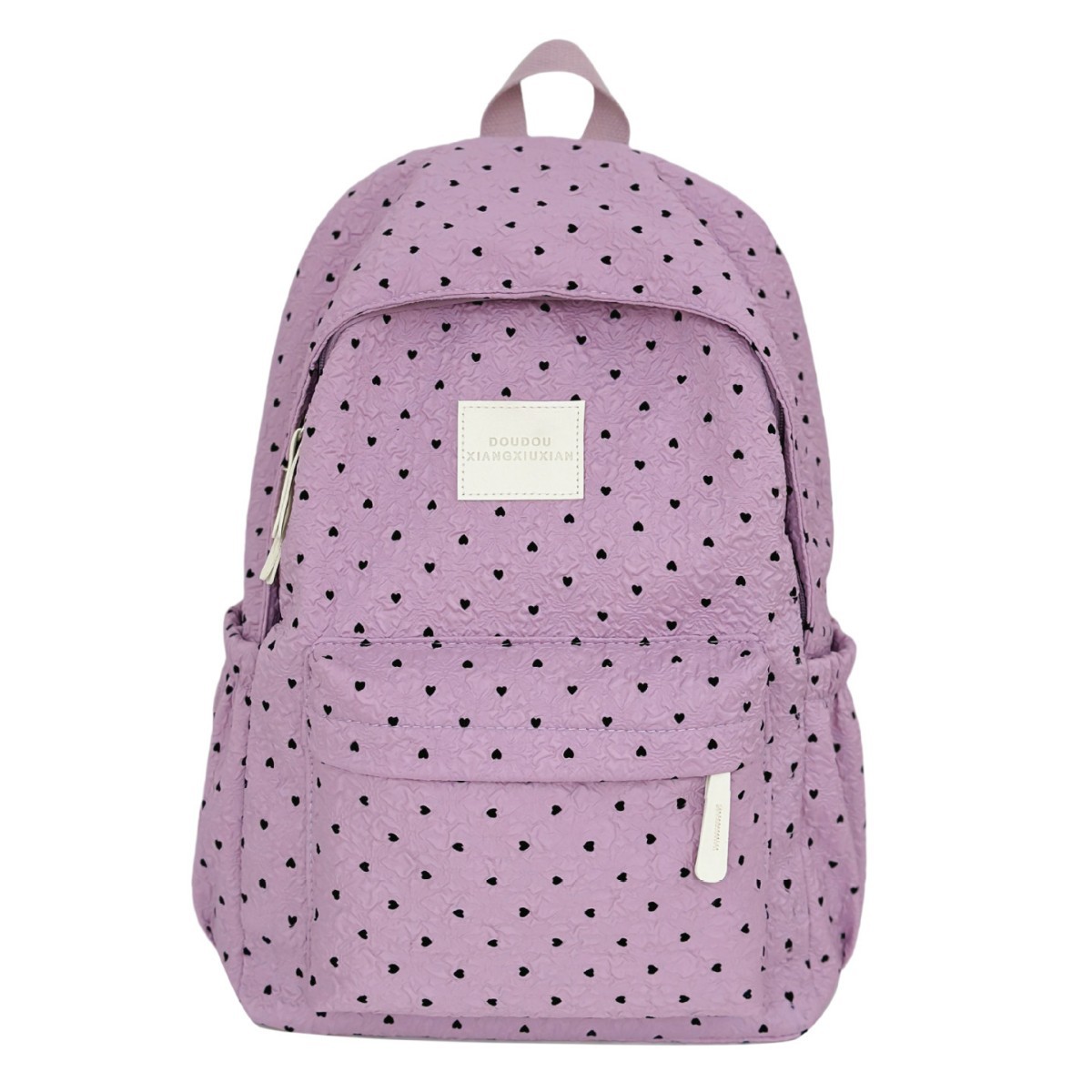 The fresh and cute schoolbag is a niche and adorable girl with floral prints. It has a large capacity and is versatile for high school and junior high school students. The college student backpack has a high level of appearance Item Picture