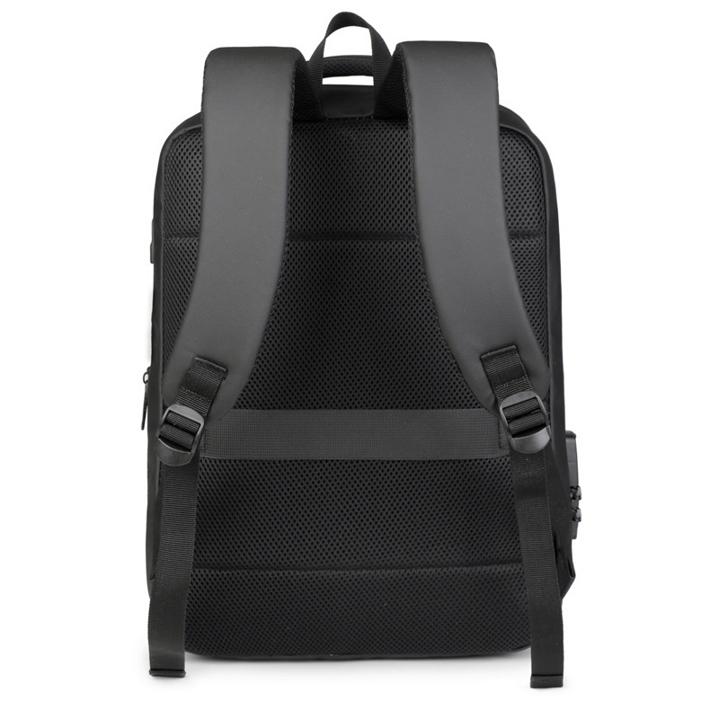 New anti-theft and stylish backpack for men, large-capacity casual business backpack, USB charging, commuting and business trip computer bag Specification drawing