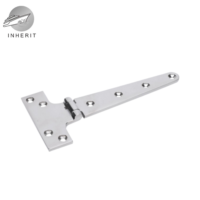 316 stainless steel 152*75*4.5 T-shaped hinges 100*54*4.8/200 cast cabinet glass door hinges details Picture