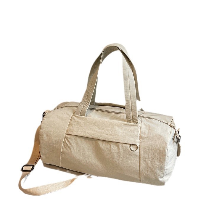 Travel bag, women's short trip bag, luggage bag, large capacity, light and simple storage bag, Korean-style casual single-shoulder bag Item Picture