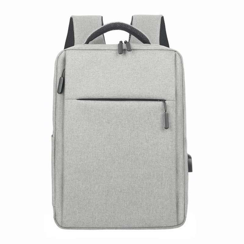 Simple, casual and business backpack for men, 17-inch large-capacity computer bag with USB charging, a commuting backpack for business trips and work details Picture