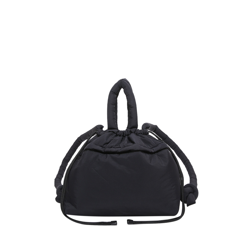 Fashionable new cotton-padded jacket bag, multi-purpose bag, large capacity, lightweight, versatile for autumn and winter, single-shoulder crossbody bag, women's backpack Item Picture