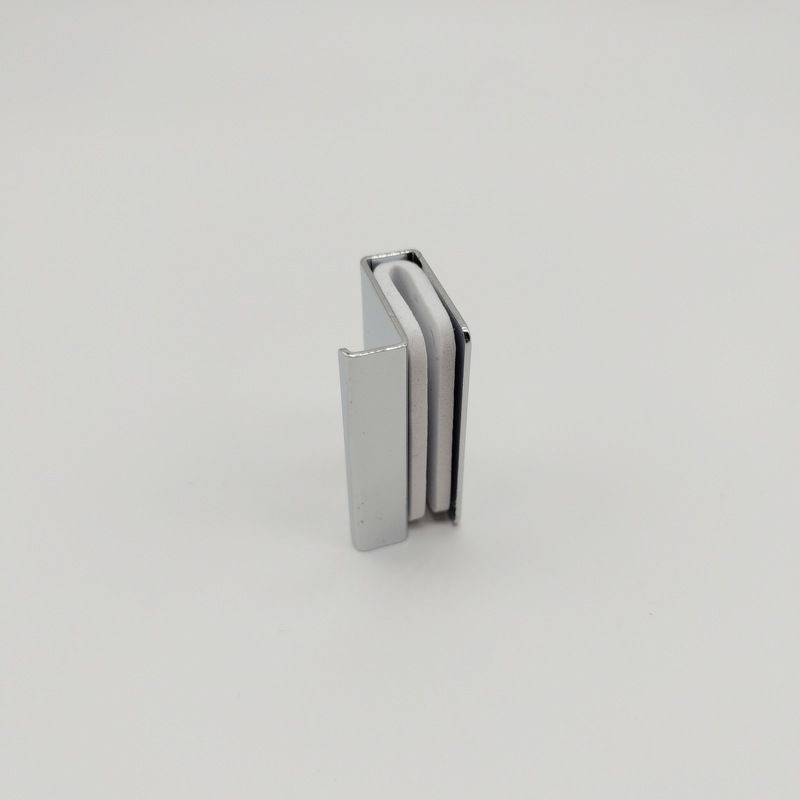 Chrome-plated handle, glass door clamp, window display cabinet door clamp, glass door clamp handle details Picture