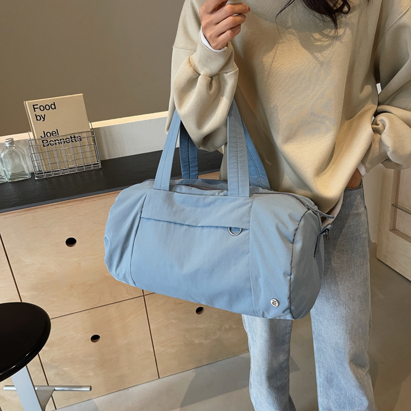 Lightweight and large-capacity Korean-style fitness bag, single-shoulder bag for men's and women's sports yoga training, simple storage bag for travel and outings Specification drawing