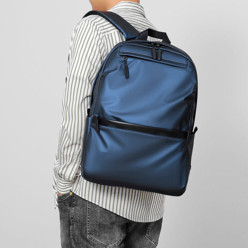 Cross-border fashion backpack, men's high-end large-capacity casual travel backpack, simple gift, business computer bag full figure