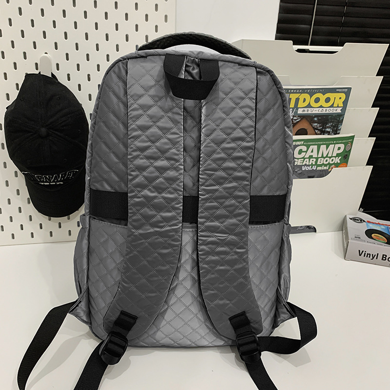 Men's trendy brand backpacks, large-capacity casual travel bags, college student backpacks, couple Japanese-style Instagram cool schoolbags Specification drawing