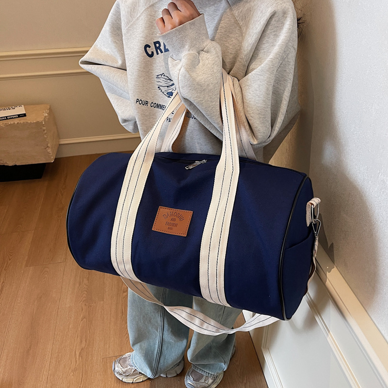 Trendy casual hand-held travel bag for men and women, 2025 new style for going out, large-capacity sports, swimming and fitness bag Specification drawing