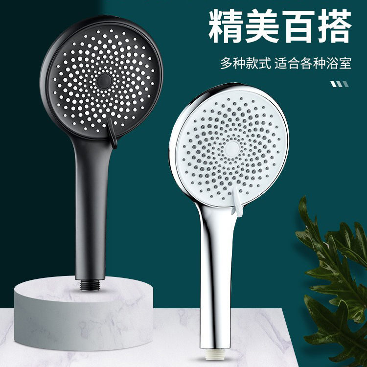 12CM shower head, large water output, rain shower, showerhead, water heater, hand spray, bathroom heater, flower drying head details Picture