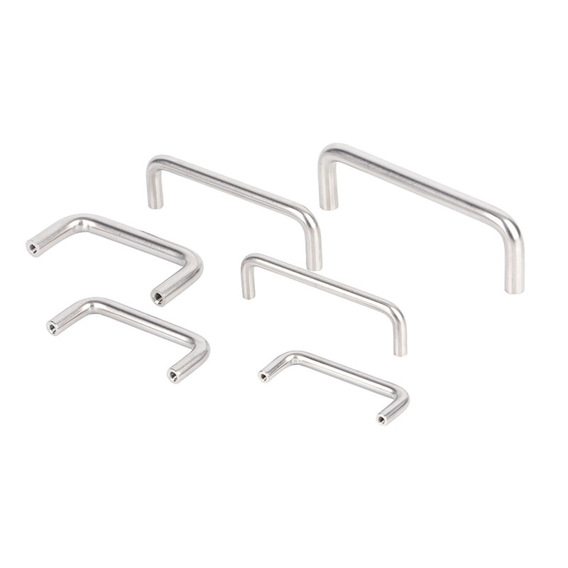 304 stainless steel solid handle distribution box handle, industrial welded handle, U-shaped handle, sheet metal handle processing Item Picture