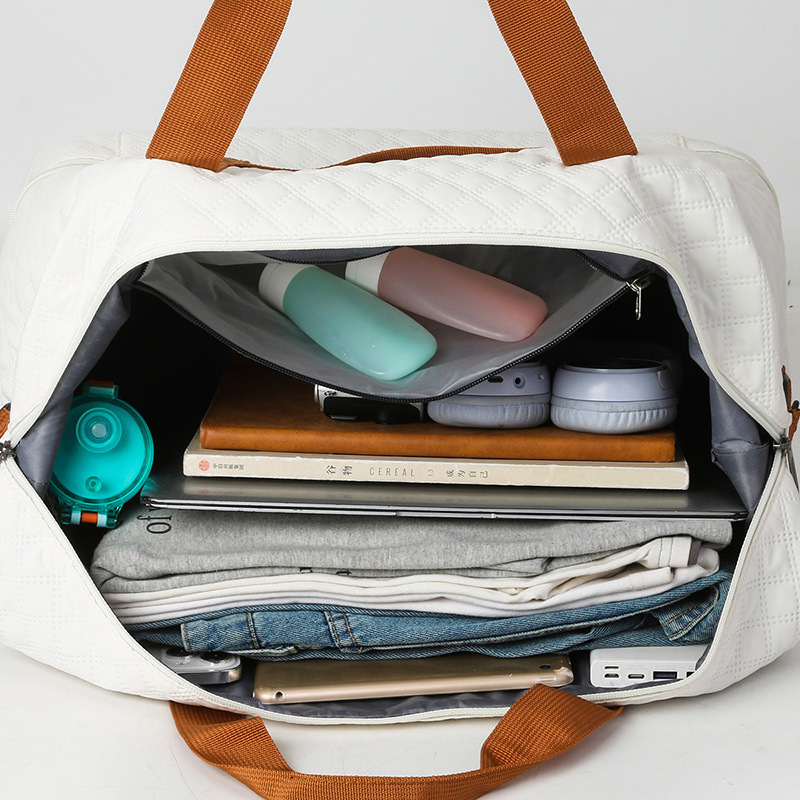 Travel bag for women on short trips, student luggage bag, hand-held large-capacity bag for men, lightweight waterproof storage bag for childbirth Specification drawing