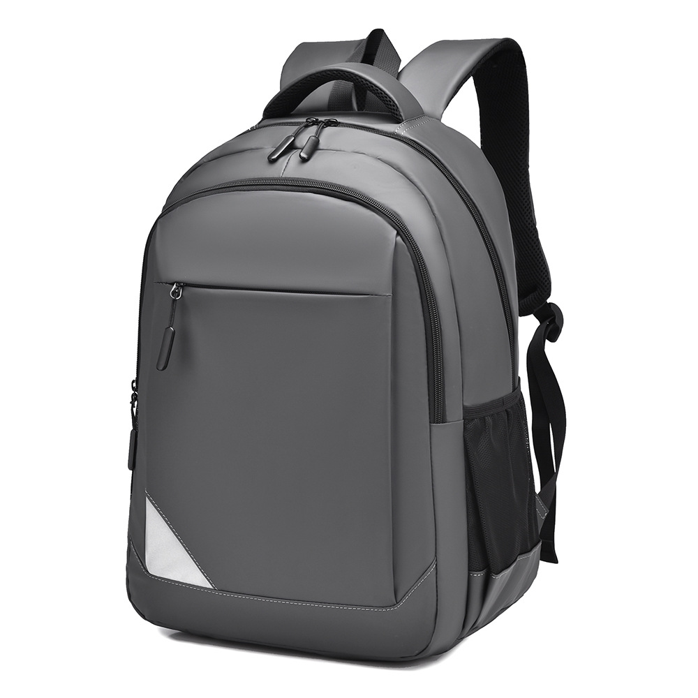 Simple commuting business backpack for men, high-end feel, large capacity, lightweight, casual travel backpack, student computer bag Item Picture