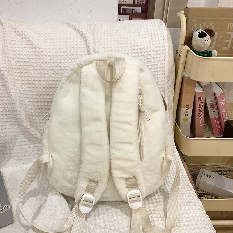 2024 New cute puppy backpack for women, cartoon travel lightweight small backpack, large-capacity travel bag Specification drawing