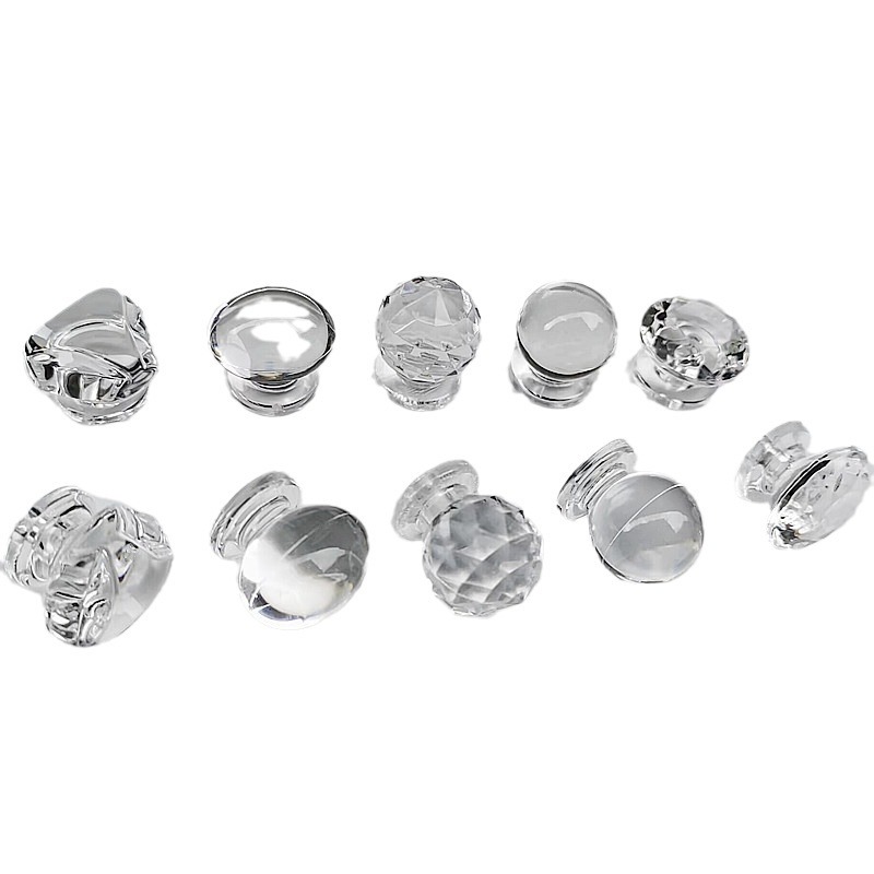 Acrylic handle, transparent organic glass handle, crystal solid handle, drawer lid handle Item Picture