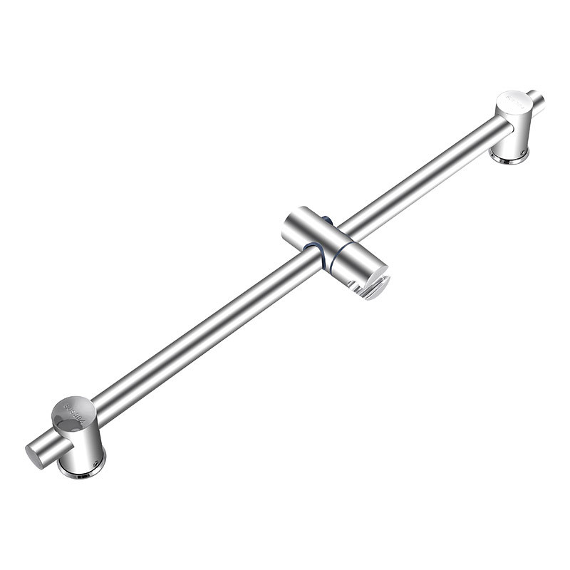 304 stainless steel shower pole, showerhead base, lifting pole, simple black bathroom showerhead stand, hotel Item Picture