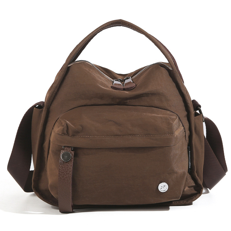 Cross-border simple, lightweight and casual bag, fashionable and versatile Oxford fabric women's crossbody bag, single-shoulder hand-carry commuting bag Item Picture