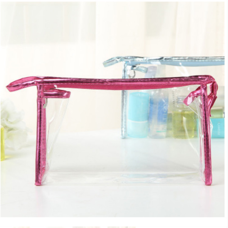New transparent and fashionable hand-held cosmetic bags, women's travel and business trip storage bags, toiletries bags, briefcases, factory direct sales Application Scenario