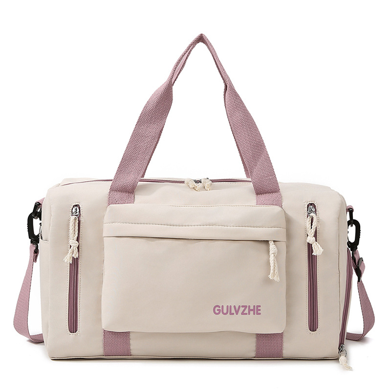New cross-border short-distance large-capacity hand-held travel bag, dry-wet separated fitness bag, swimming crossbody student luggage bag Item Picture