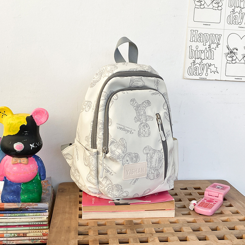 Japanese-style InS-style casual small backpack, lightweight schoolbag, high school and junior high school students, large-capacity backpack for teenage girls and college students details Picture
