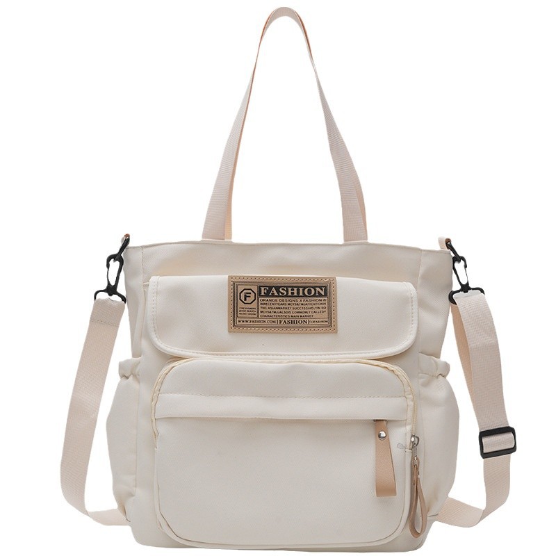 Schoolbag for female middle school students, large-capacity bag for male high school students, trendy single-shoulder bag, tutorial bag, Korean style versatile single-shoulder handbag Item Picture