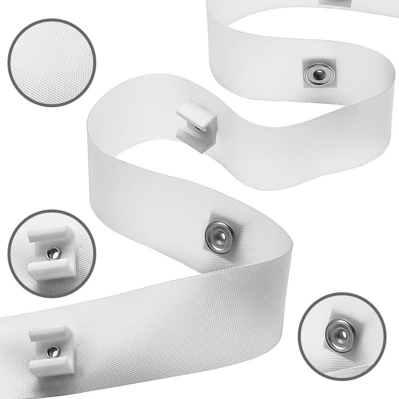 Cross-border transparent curtain strips, serpentine curtain tracks, suspended transparent curtain sliding tape accessories are available for wholesale Application Scenario