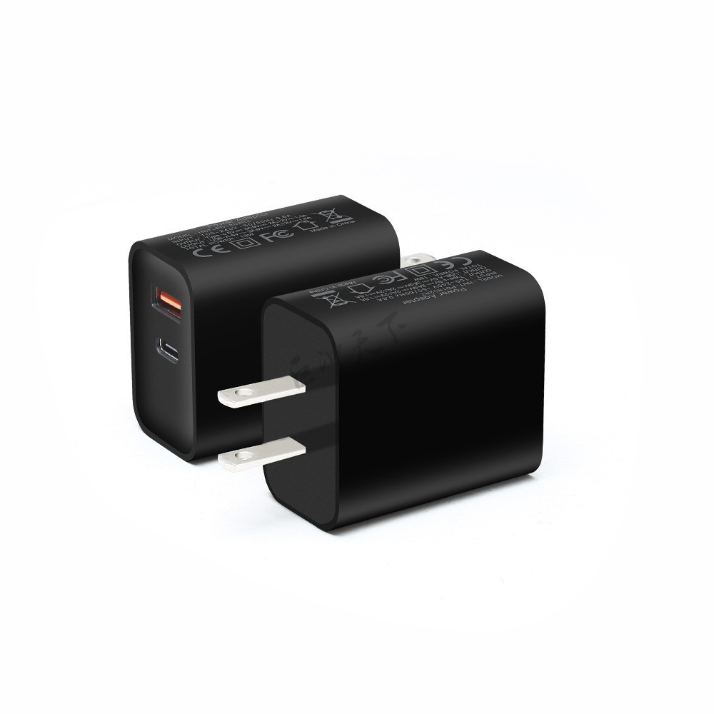 QC3.0 Dual-port PD18W fast charging intelligent A+C port charger with 3C certification, suitable for Apple computers and mobile phones Application Scenario