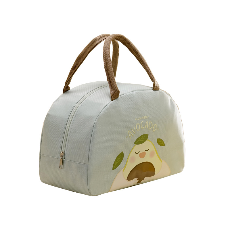 Cute cartoon bento bag, portable lunch bag, large-capacity insulated bag, ice bag, picnic bag, waterproof bag with rice Item Picture