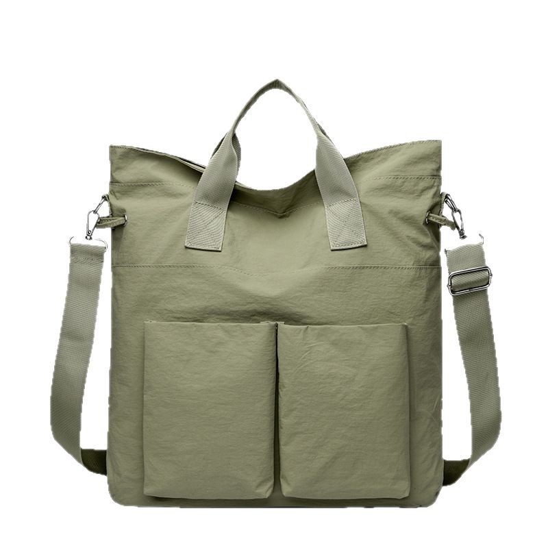 New 2025 Spring/Summer handbags: Women's commuter bag, simple school style, student single-shoulder bag, solid color crossbody bag Item Picture