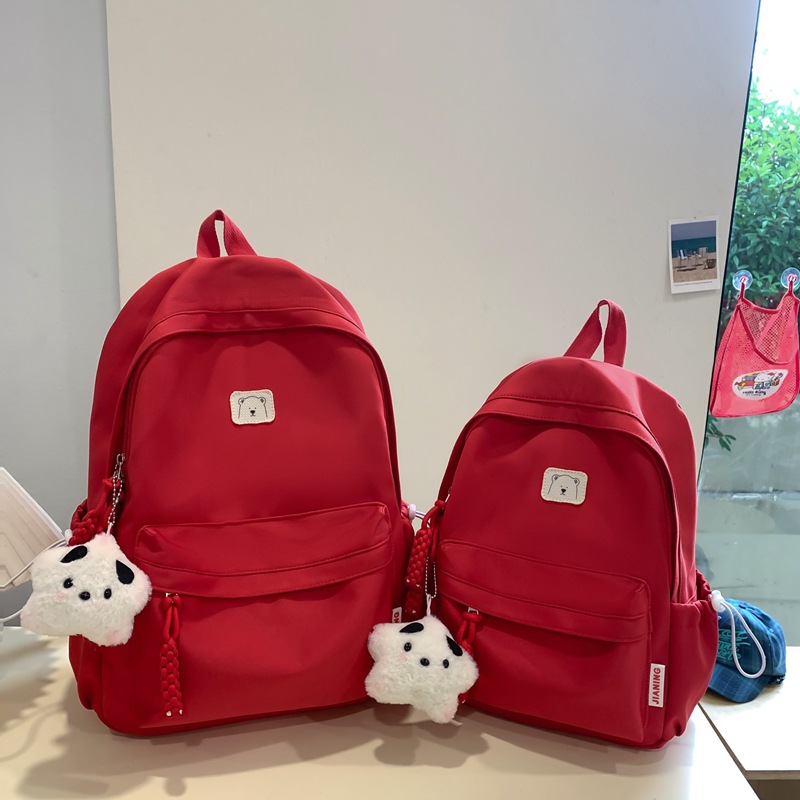 A new cross-border, niche, large-capacity, lightweight and simple Korean-style solid color large-capacity schoolbag suitable for both boys and girls in primary schools Specification drawing