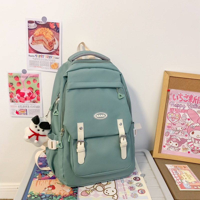 Girls' Korean version Instagram campus lightweight and large-capacity backpack for grades 2 to 6 to relieve the burden, junior high school students' backpack Specification drawing