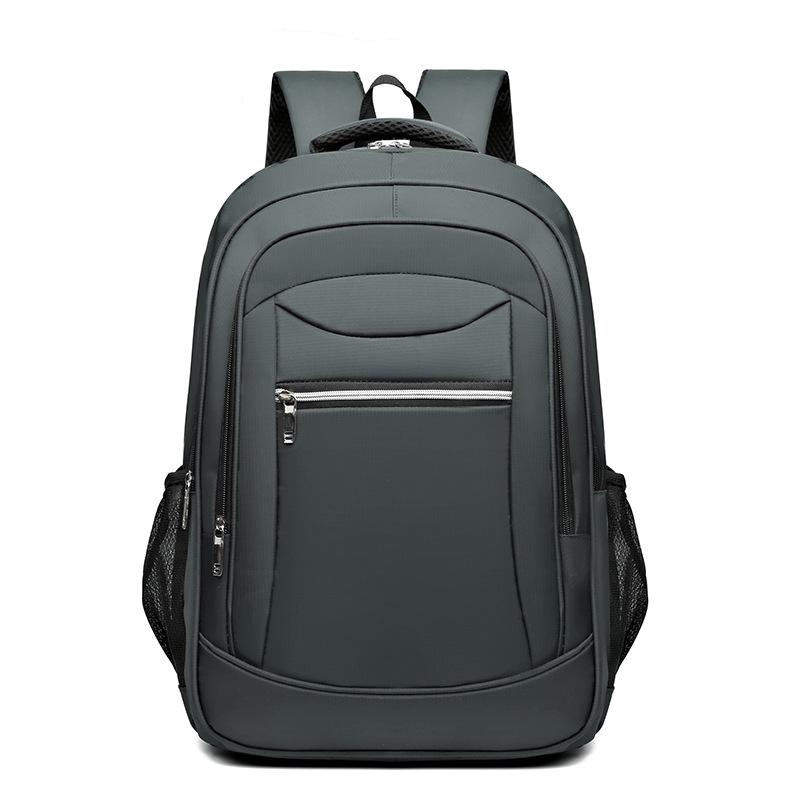 New men's business computer bag, large-capacity casual Oxford fabric waterproof backpack, college student schoolbag, cross-border wholesale Item Picture