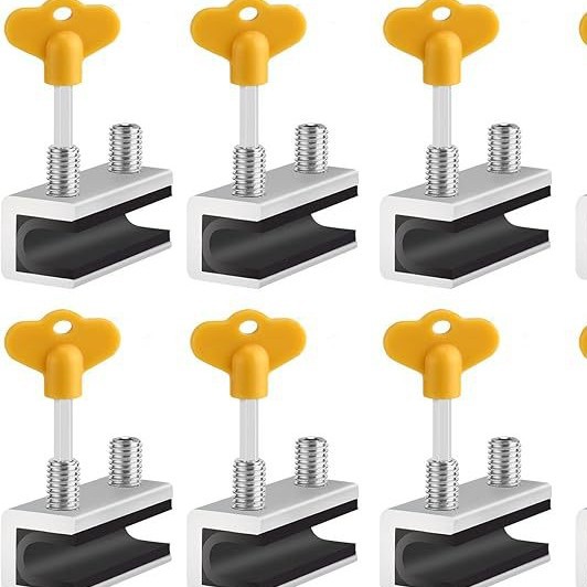 Hot-selling door and window limiters, children's window lock buckles, aluminum alloy plastic steel door and window locks, children's safety locks, protective and anti-theft full figure