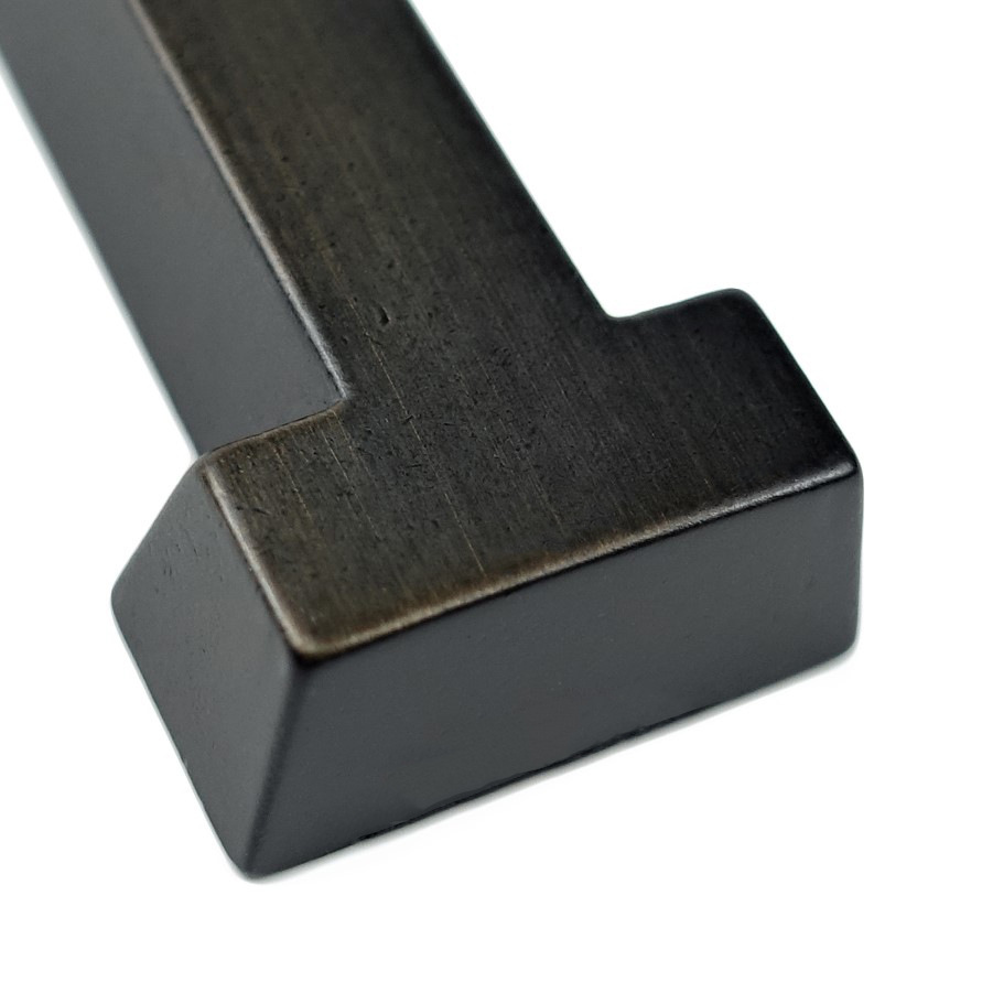 4-inch self-adhesive retro zinc alloy digital house number cross-border Specification drawing