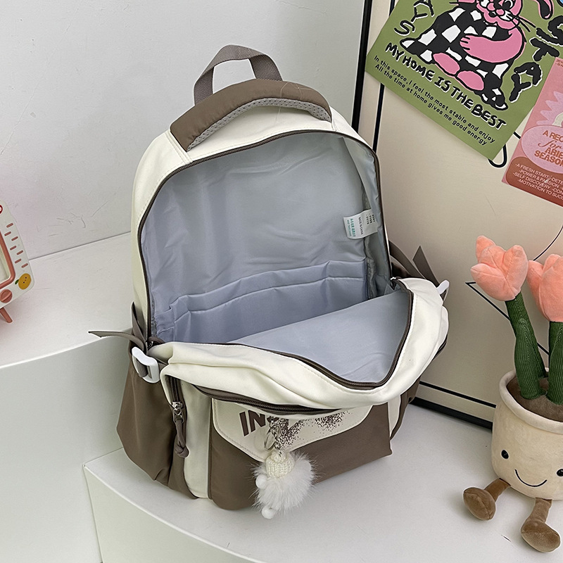 Schoolbag for girls, fresh and cute, high appearance level for junior high school students, cute backpack for primary school students, large-capacity lightweight backpack for middle school students Specification drawing
