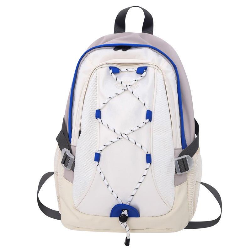 Student schoolbags, female college students, trendy brand, niche design, large-capacity backpacks, male junior high school and high school students' backpacks Item Picture