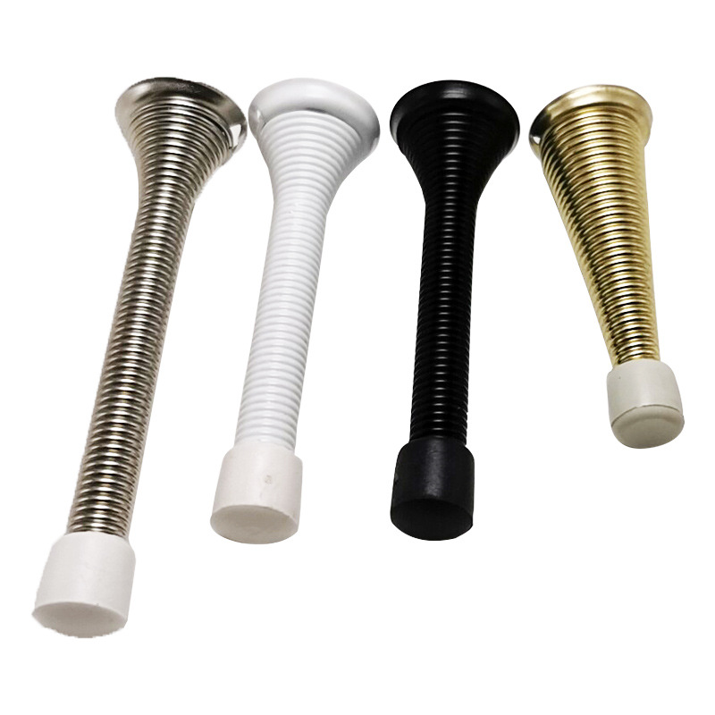 Factory wholesale anti-pinch safety spring door stops, hardware spring door top fixers, door accessories, foot pedal adjustable doors in stock Item Picture